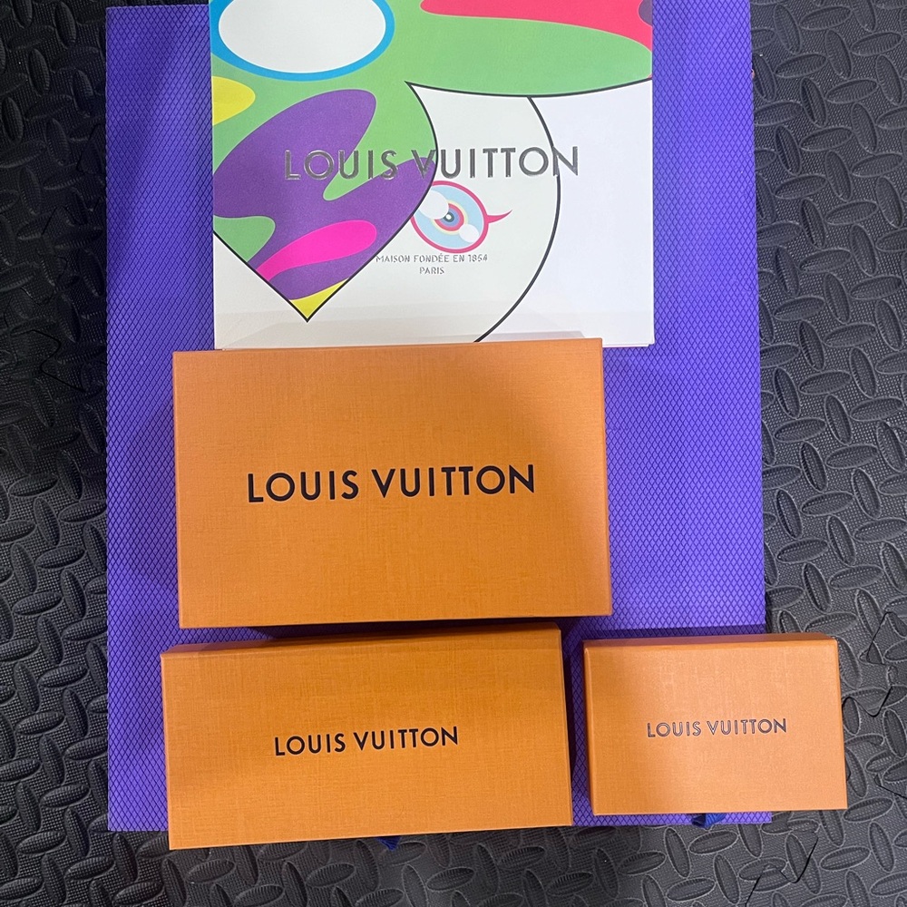 Louis Vuitton Orange Gift Boxes and bag